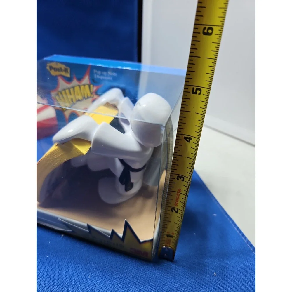 Post It Note Dispenser Karate Martial Arts WHAM! Whimsical Man w/Pen Holder New